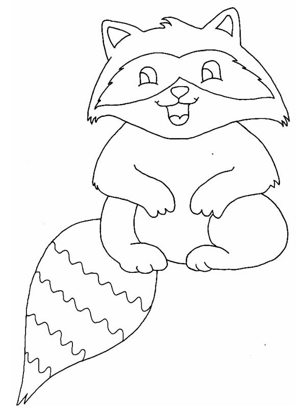 raccoon mask coloring pages - photo #48