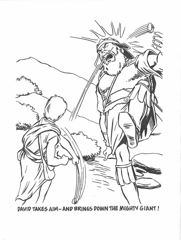 david and king saul coloring pages - photo #20