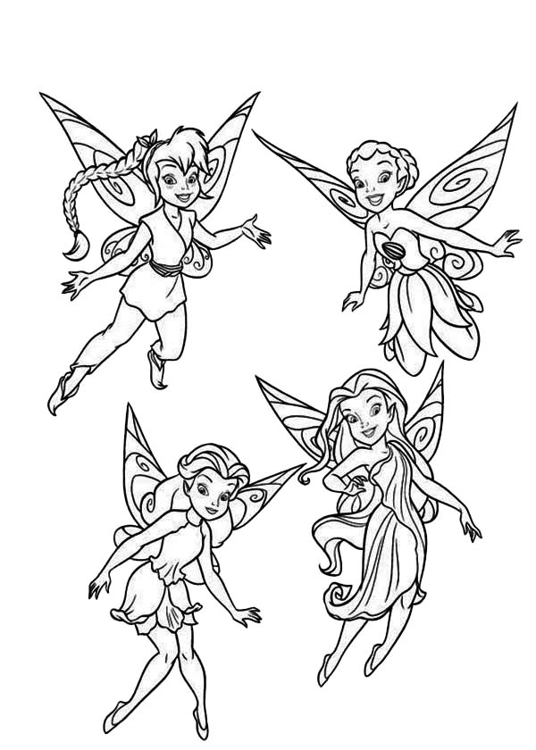 Disney Fairies Pixie Coloring Page - NetArt