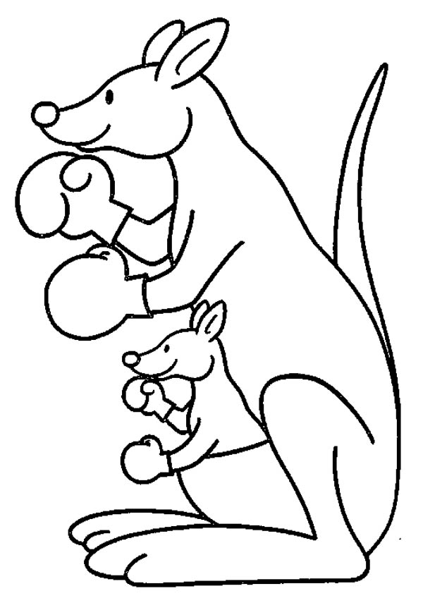 baby boxers coloring pages - photo #6