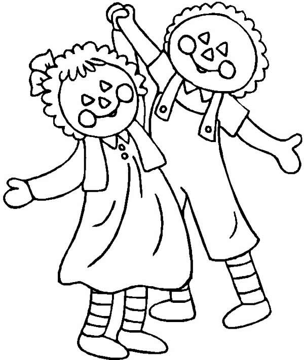 raggedy and andy printable coloring pages - photo #27