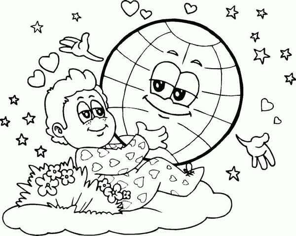 Earthday Activity Coloring Pages Learny Kids