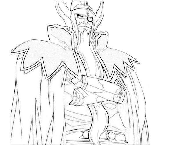 Amazing Drawing of Hades Coloring Page - NetArt