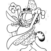 garfield pooky coloring pages - photo #19