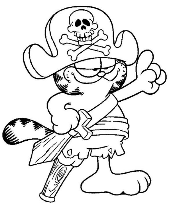 garfield thanksgiving coloring pages - photo #34
