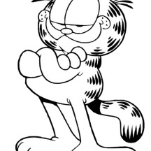 garfield pooky coloring pages - photo #31