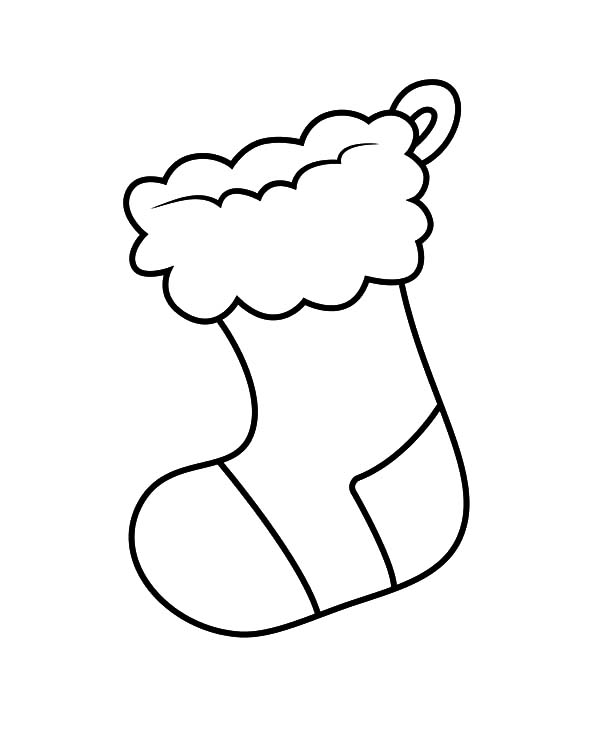 Christmas Stockings Contain with Sweet Coloring Pages - NetArt