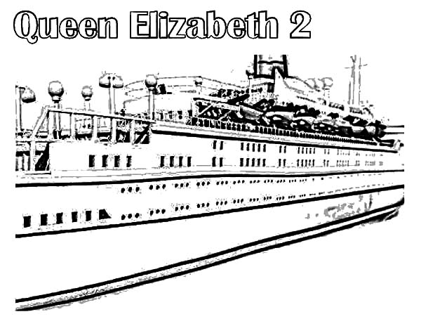 queen elizabeth ii coloring pages - photo #45