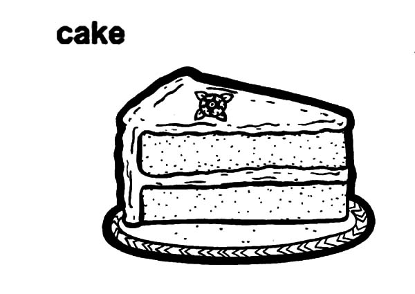 cake slices coloring pages - photo #39