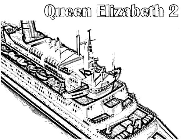queen mary ship coloring pages - photo #8