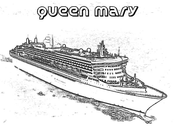 queen mary ship coloring pages - photo #2